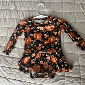 Gigi and Max Pumpkin Tutu Bodysuit
